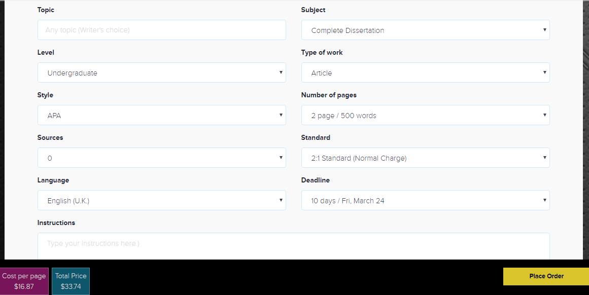 prodissertation-price